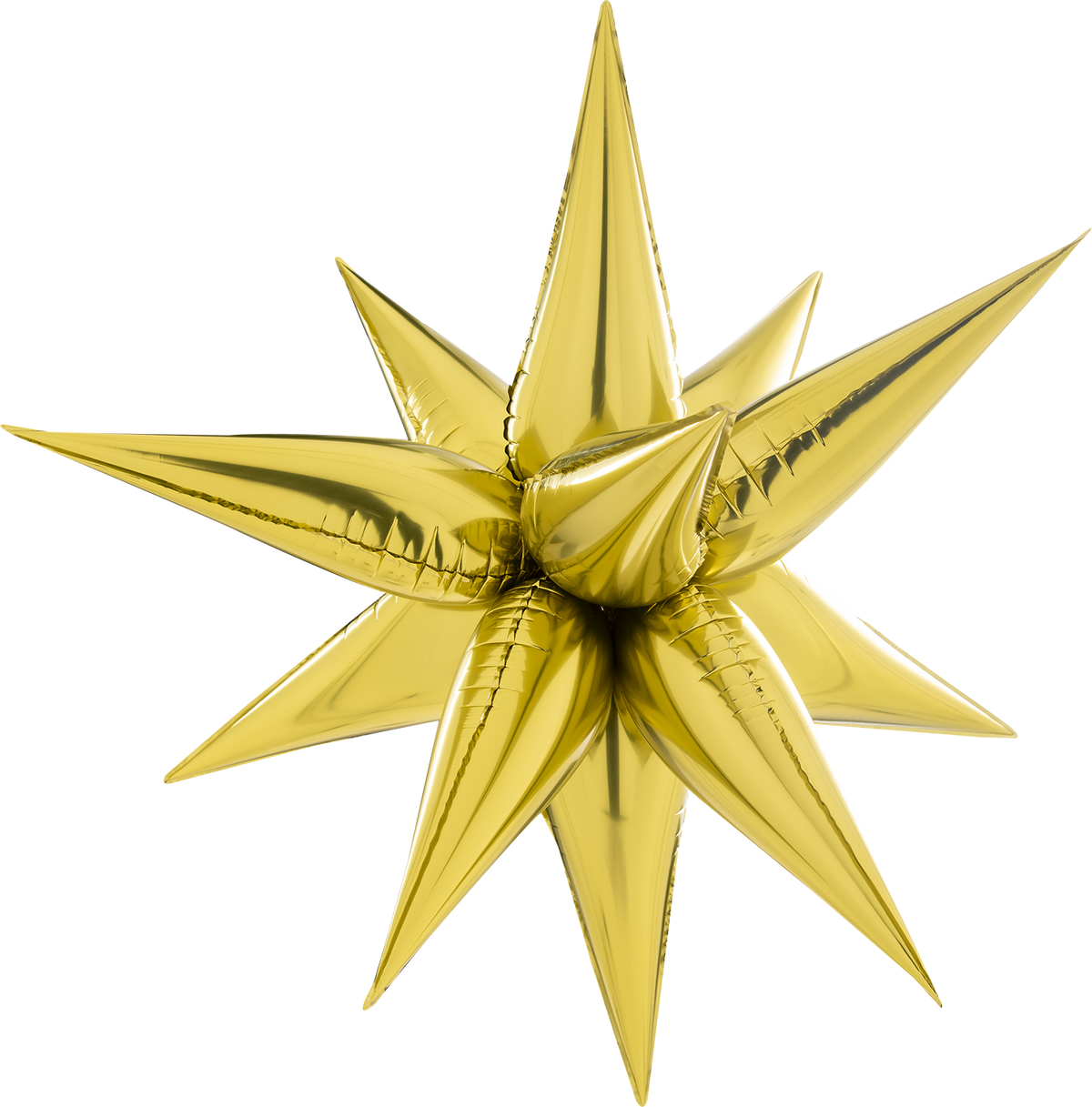 40" Starburst Mylar Balloon - Gold