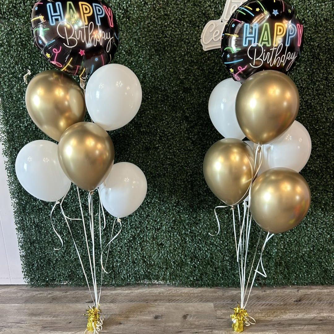 5 Helium Bouquet