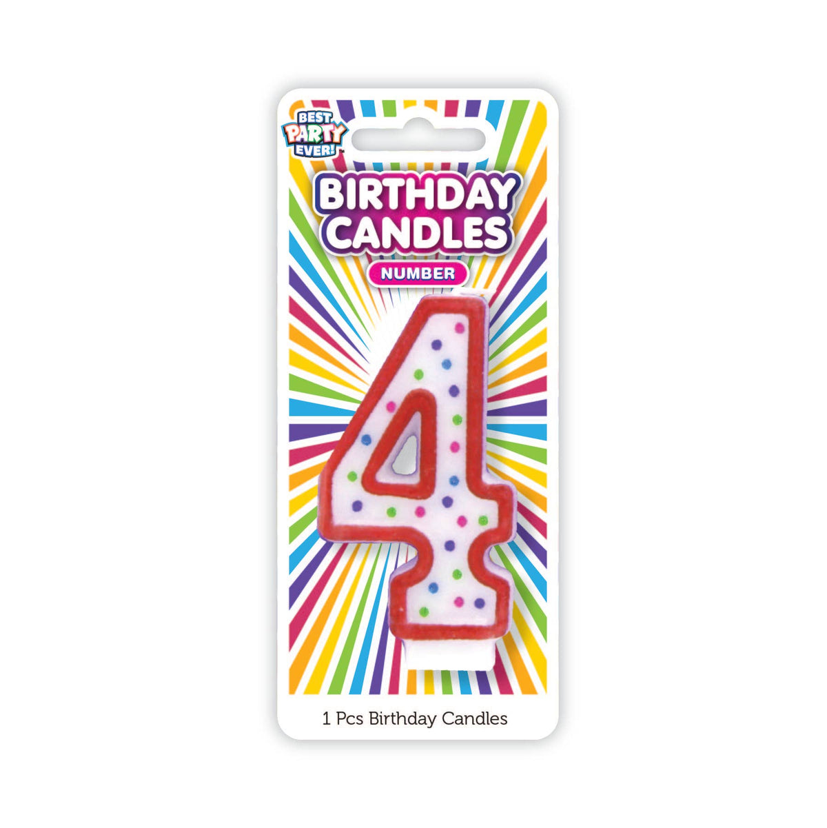 0-9 Number Birthday Candles Starter Pack