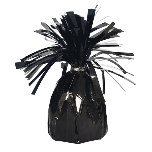 Black Foil Balloon Weight (Dozen)