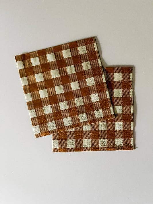 Fall Plaid Napkin