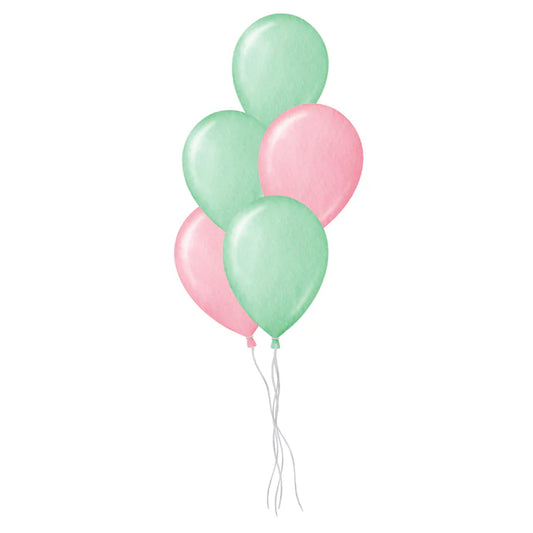 5 Helium Bouquet