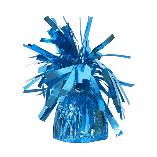 Light Blue Foil Balloon Weight (Dozen)