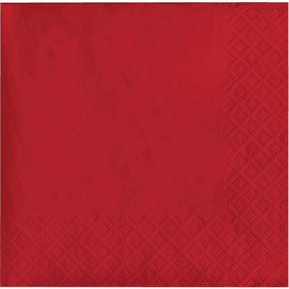 Classic Red Value Friendly Beverage Napkins