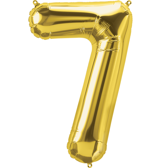 34 Inch Gold Number 7