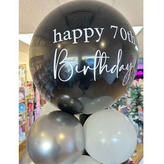 Spiral Balloon Column - Customized Topper