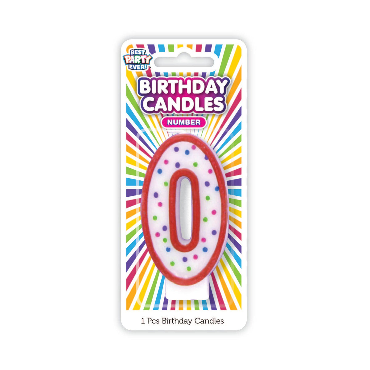 0-9 Number Birthday Candles Starter Pack