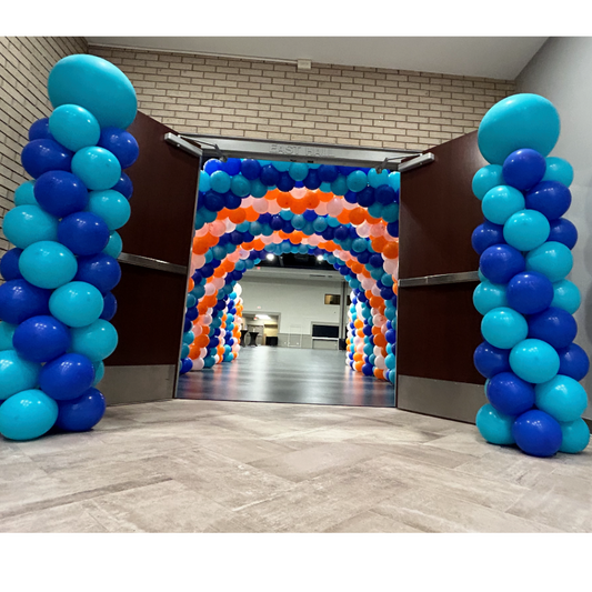 Spiral Balloon Column - Plain Topper